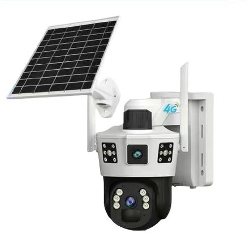V380双镜头TD36/TD35太阳能4G/WiFi监控摄像机 跨境工厂安防监控的高性价比之选